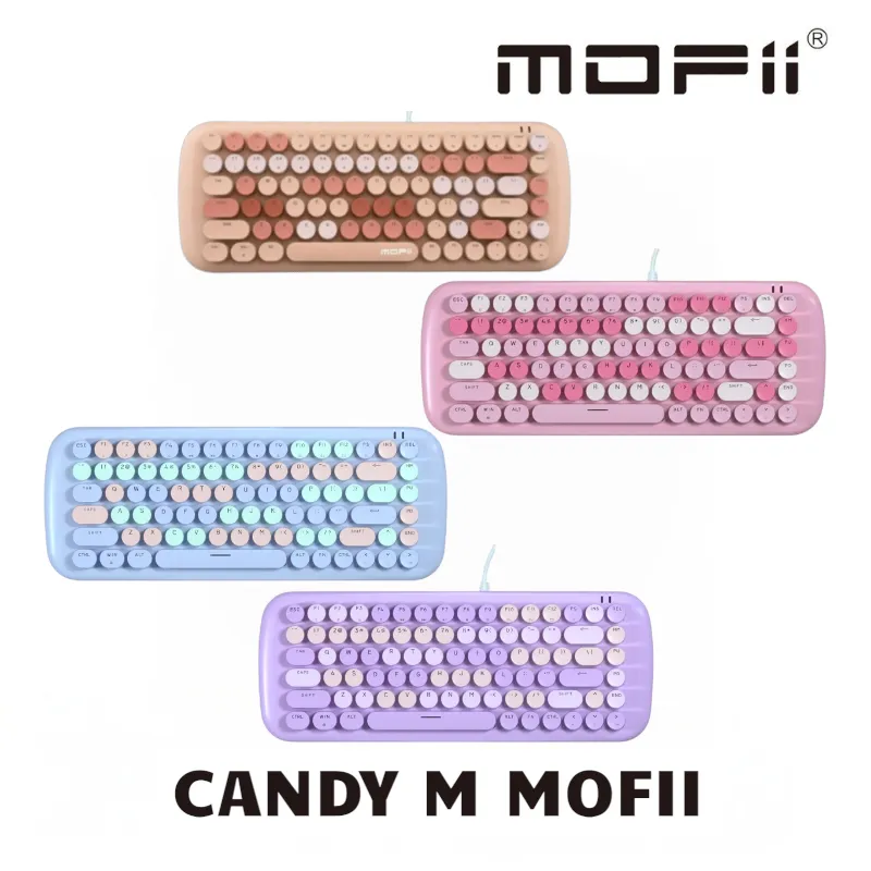 Bàn phím cơ có dây Pink Switch MOFII CANDY M